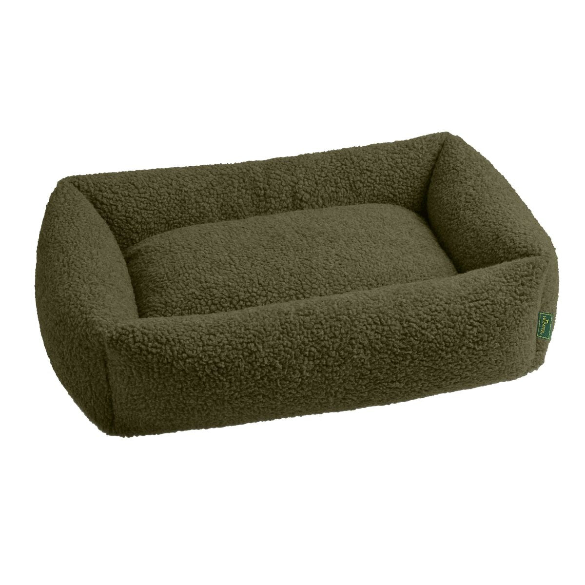Dog Bed XXL Green - Padded Bolster Sides