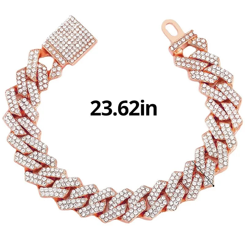 Dog Chain Collar | Stainless Steel, Non-Choking Design