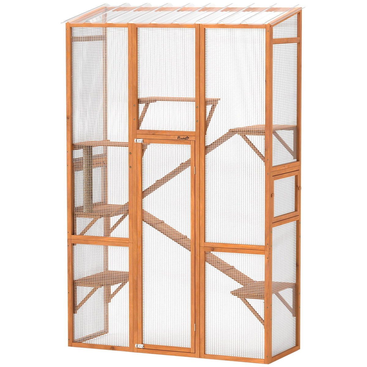Enclos extérieur pour chat en bois