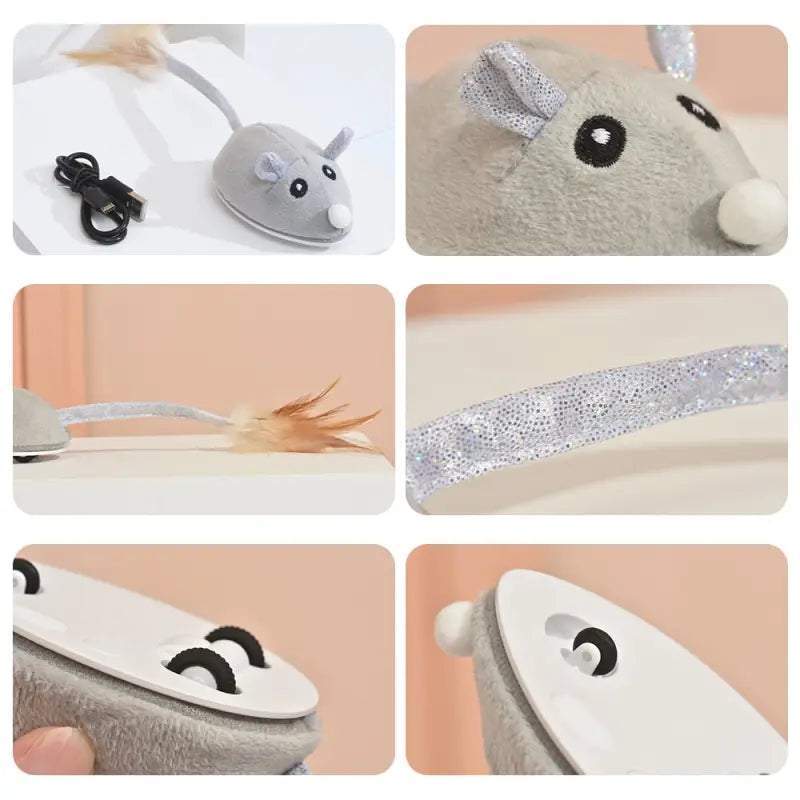Souris CatchMe : Guide visuel pour l’utilisation de l’appareil souris pour la stimulation cognitive du chat
