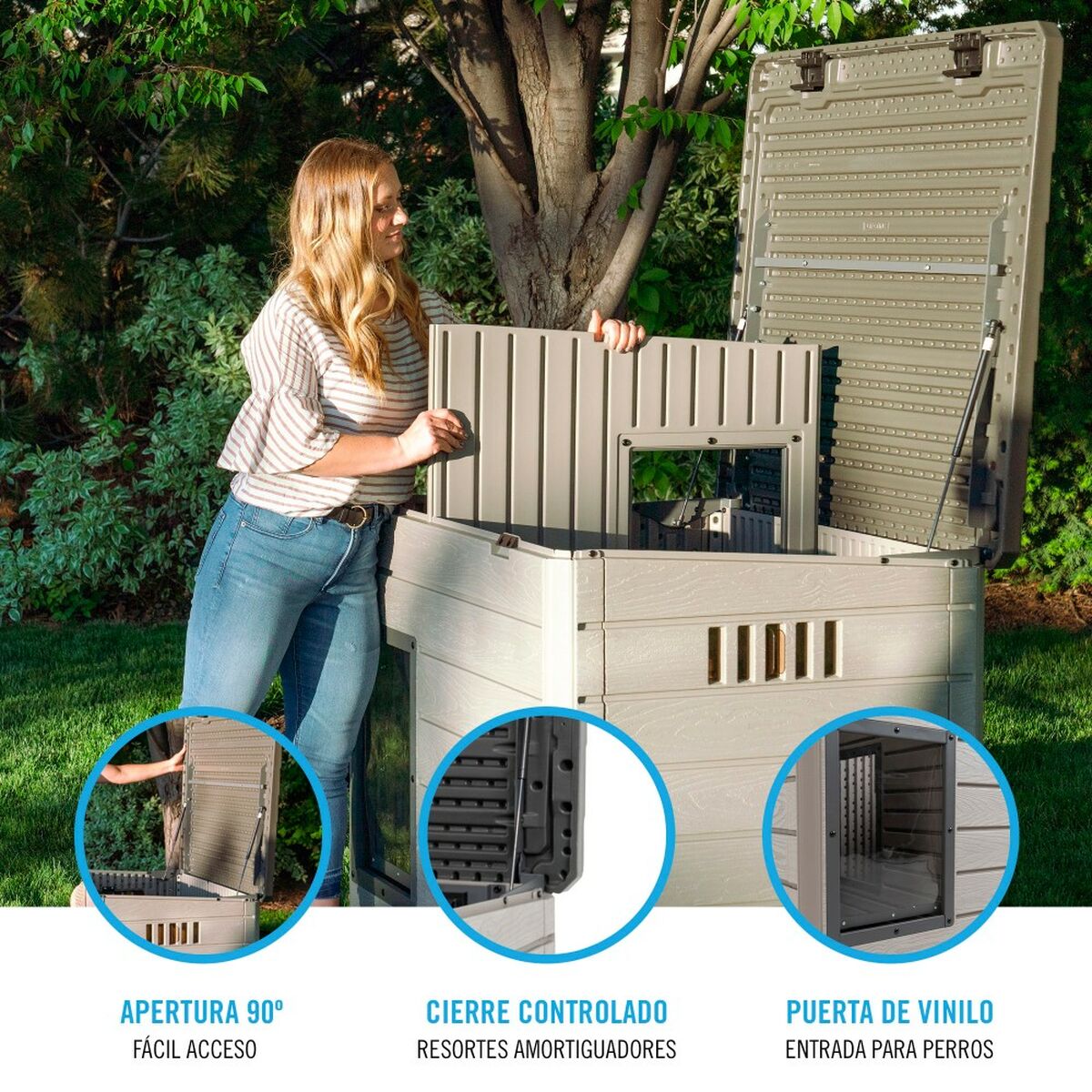Dog House XXL Polyethylene - Cold-Resistant
