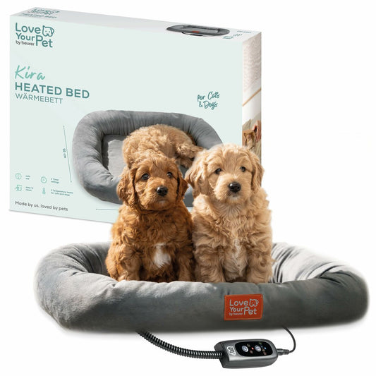 Heated Dog Bed - Gentle Secure Warmth