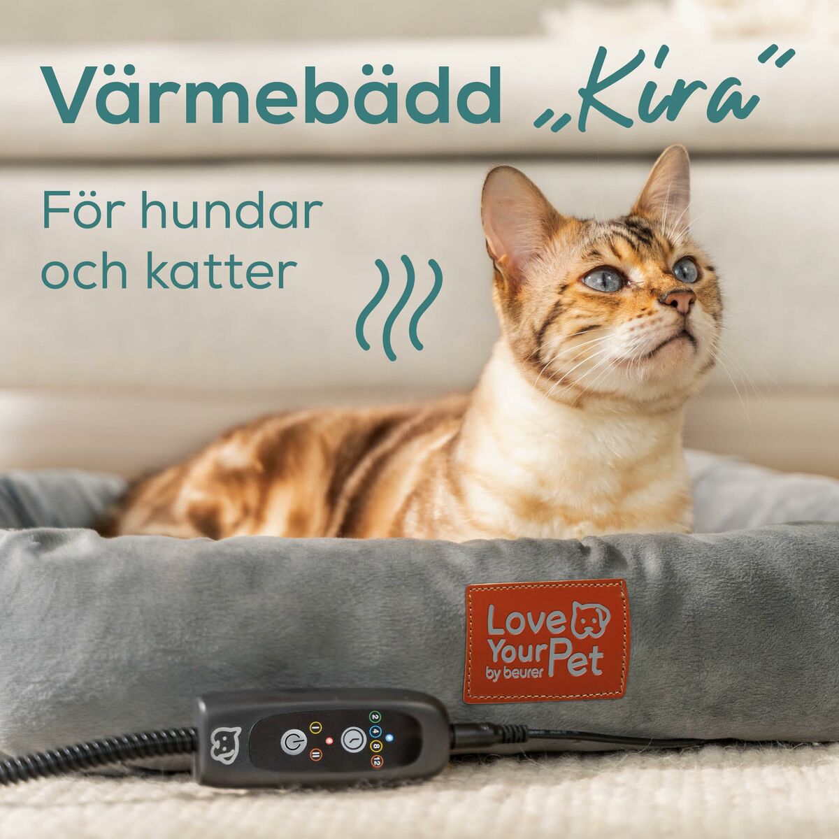 Heated Dog Bed - Gentle Secure Warmth