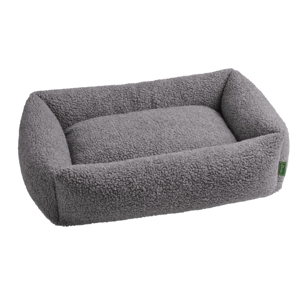 Dog Bed XXL Grey - Padded Bolster Sides