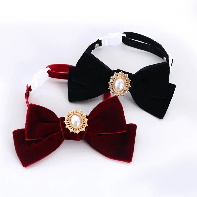 Cat Bow Tie Collar | Adjustable Formal Pet Neckwear