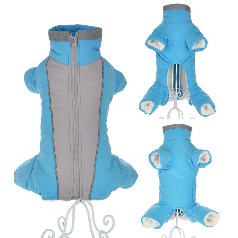 Small Dog Coat Harness | Warm Winter Protection
