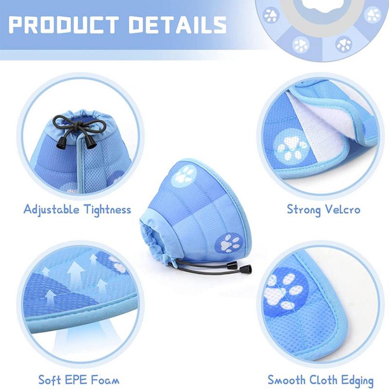 Cat Cone Collar - Soft Mesh Vision-Safe Recovery