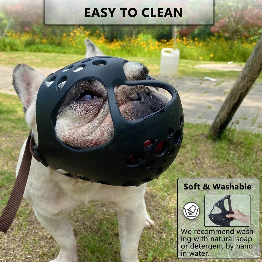 Breathable Adjustable Basket Dog Muzzle | Safe & Secure