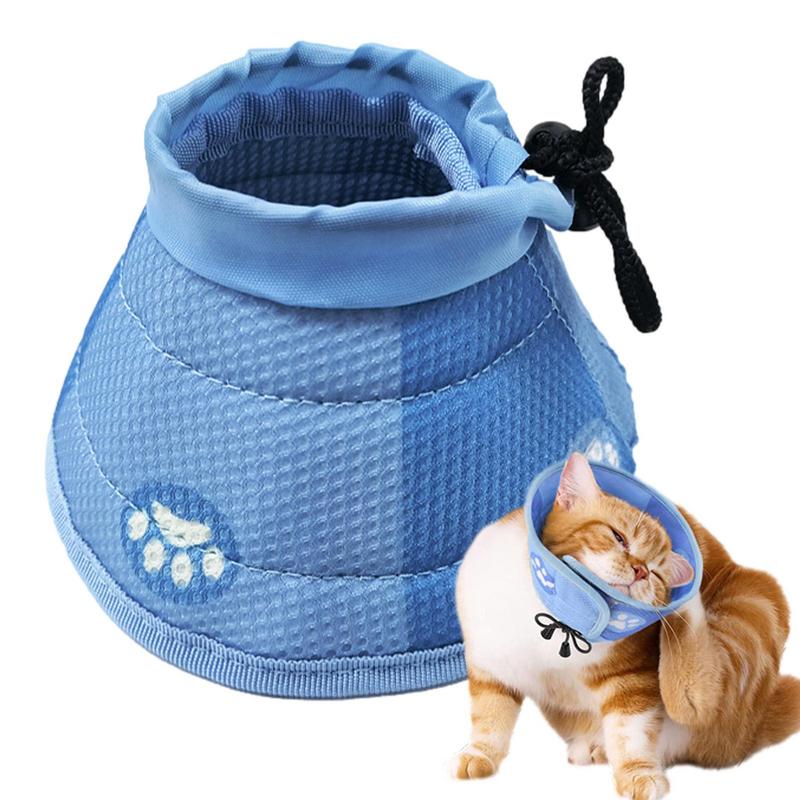 Cat Cone Collar - Soft Mesh Vision-Safe Recovery