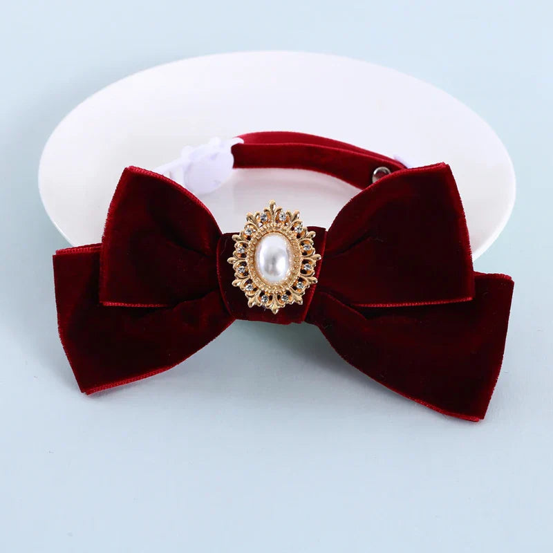 Cat Bow Tie Collar | Adjustable Formal Pet Neckwear