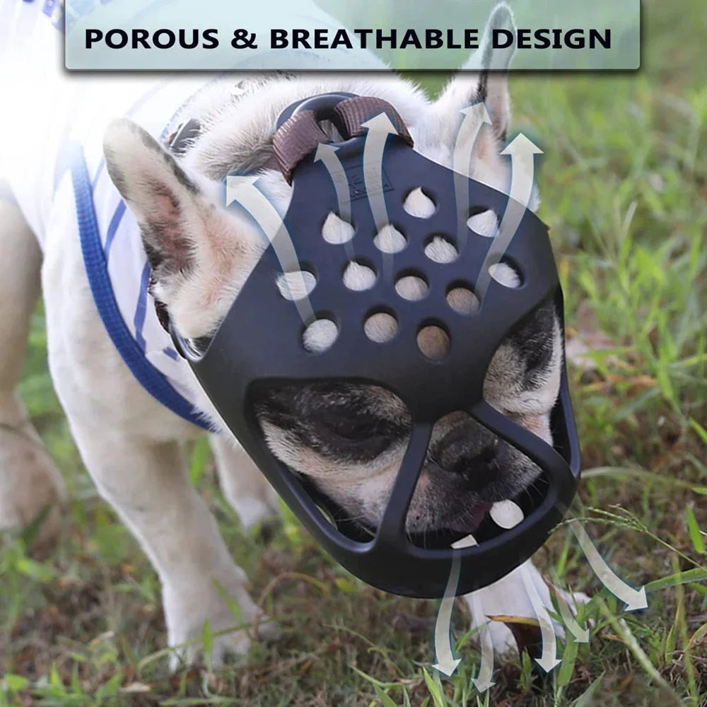 Breathable Adjustable Basket Dog Muzzle | Safe & Secure