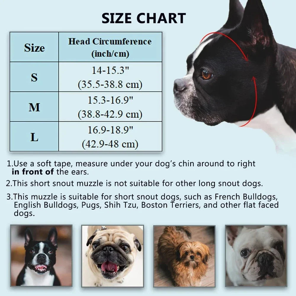 Breathable Adjustable Basket Dog Muzzle | Safe & Secure