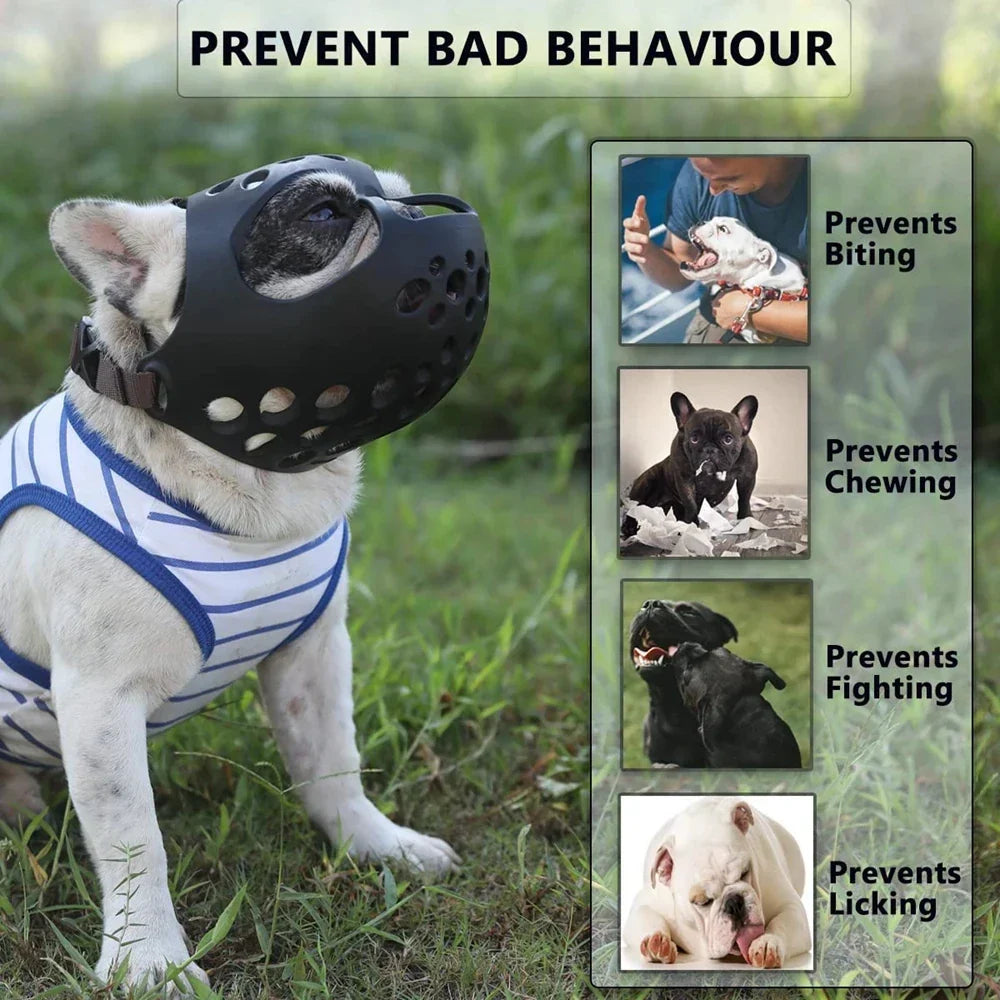 Breathable Adjustable Basket Dog Muzzle | Safe & Secure