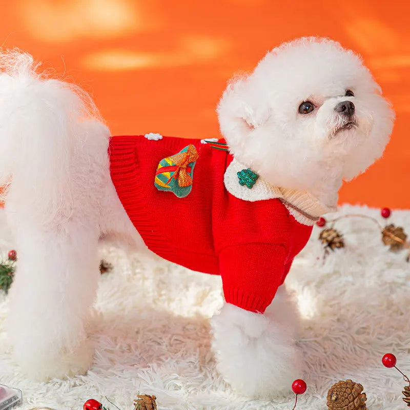 Cat Christmas Sweater Knit | Keeps Shape Through Holidays