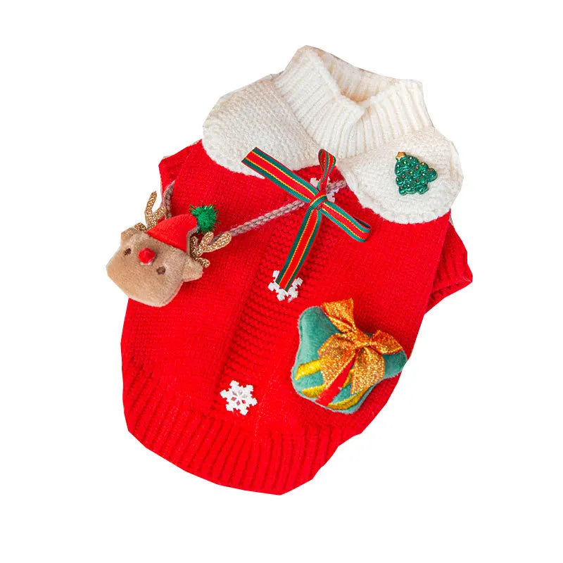 Cat Christmas Sweater Knit | Keeps Shape Through Holidays