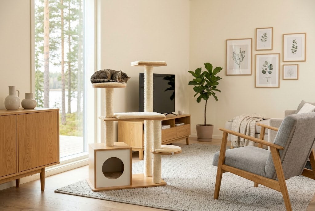 Votre canapé reste intact, votre chat a son propre espace