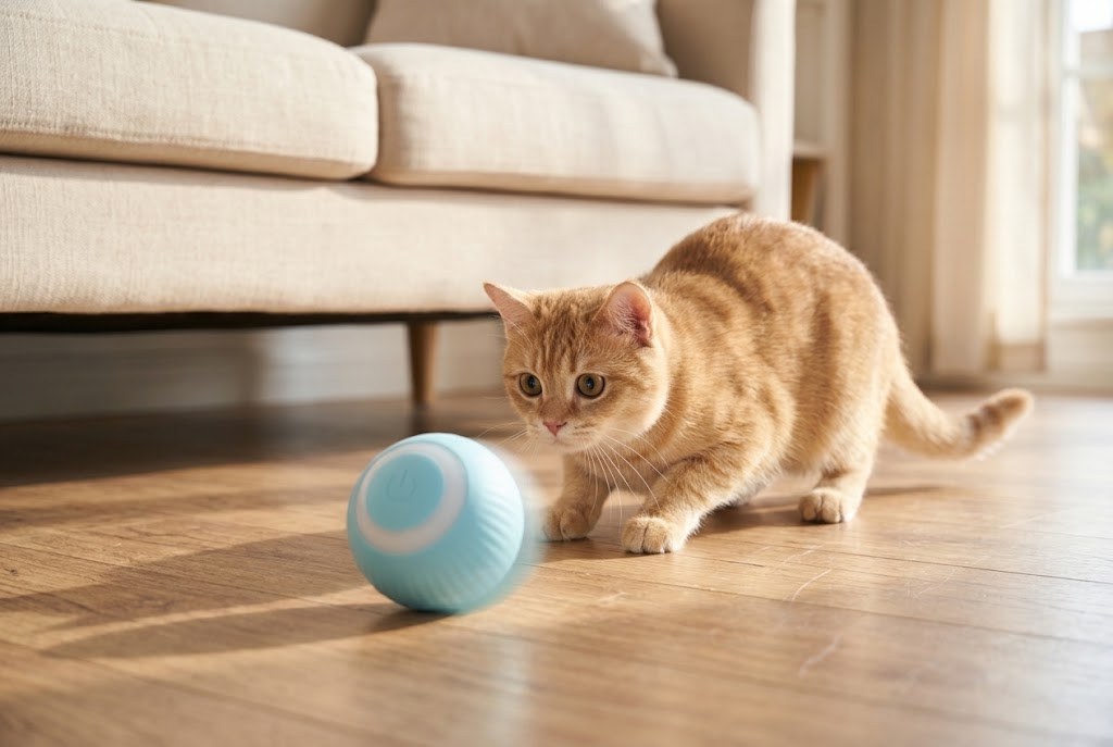 Un chat plus détendu, moins stressé, mieux dans ses pattes