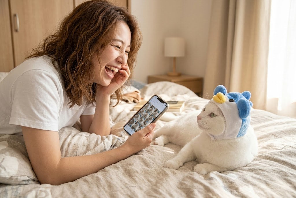 Des photos réussies, un chat qui reste lui-même