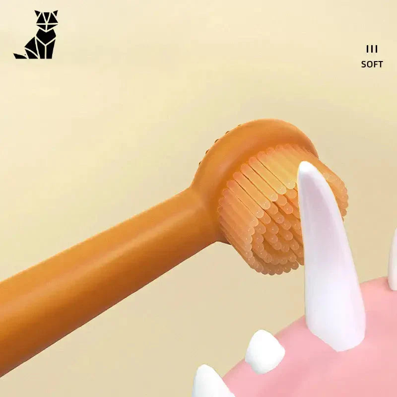 Brosse à dents pour chiens : Brosse à Dent innovante avec application facile