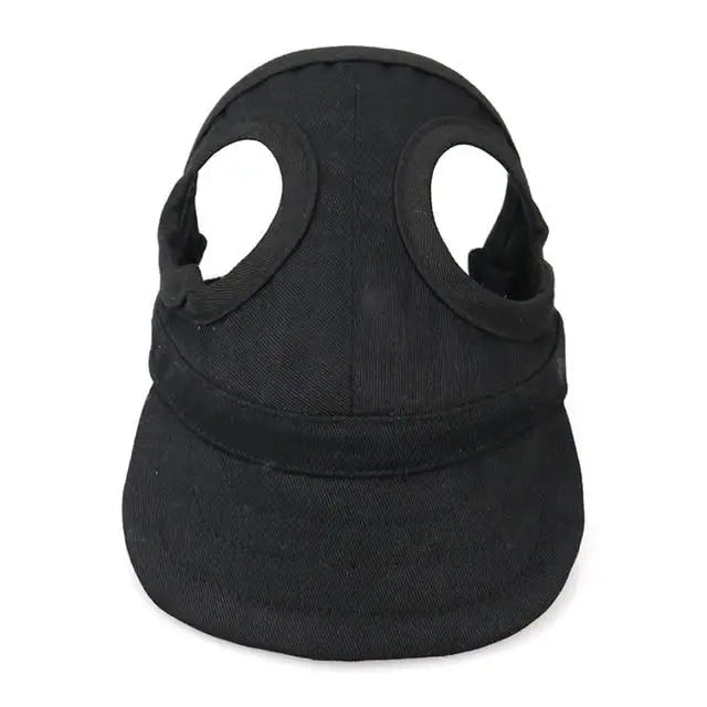 Casquette pour Chien Noir Uni