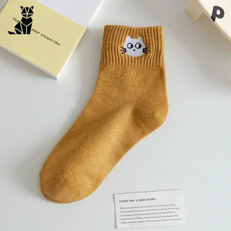 Chaussettes Chats Adorables Pour Un Confort Tout En Douceur - Gingembre