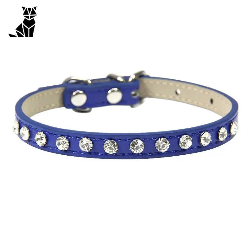 Collier en strass pour chat