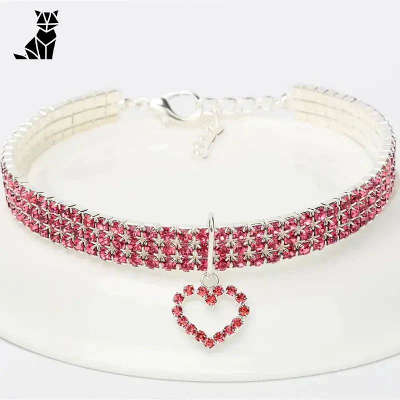 Collier pour chat avec diamants