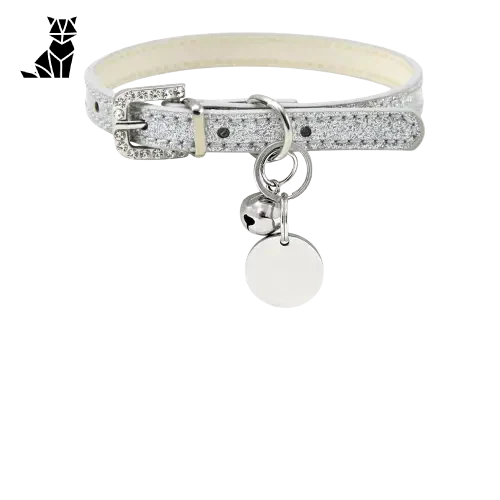 Cuir personnalisé bracelet blanc avec breloque argentée et charme cœur par Animal Lovers