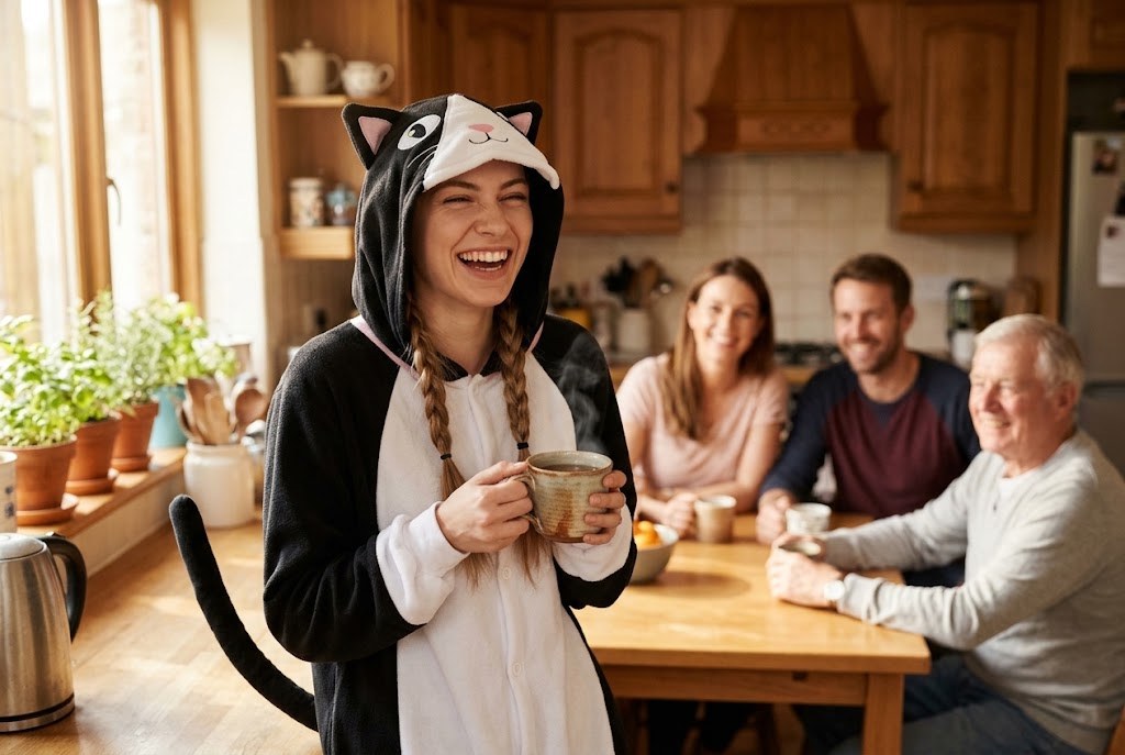Au chaud, à l'aise, adopté sans résistance