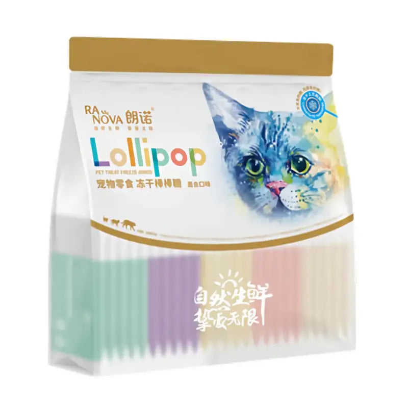 Cat Lollipop Treats | Natural Chicken Flavor, 25-Pack
