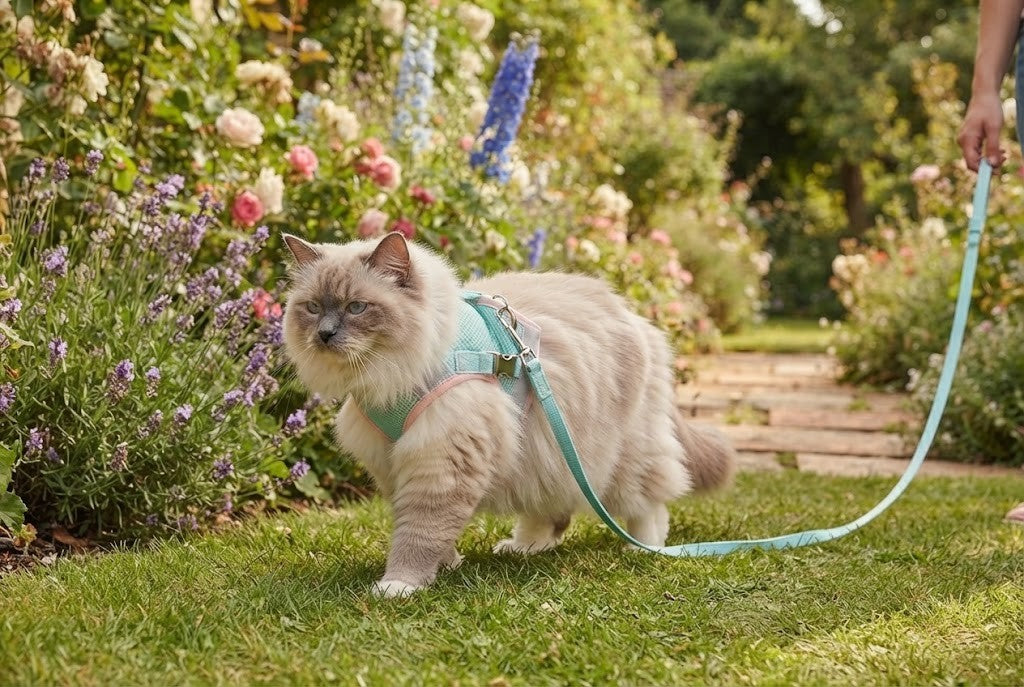 Les grands chats aussi ont droit au jardin