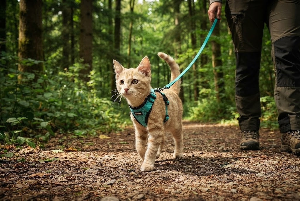 Un chat qui aime sortir depuis tout petit