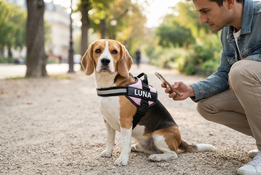 Perdu au parc ? Votre numéro est sur son dos