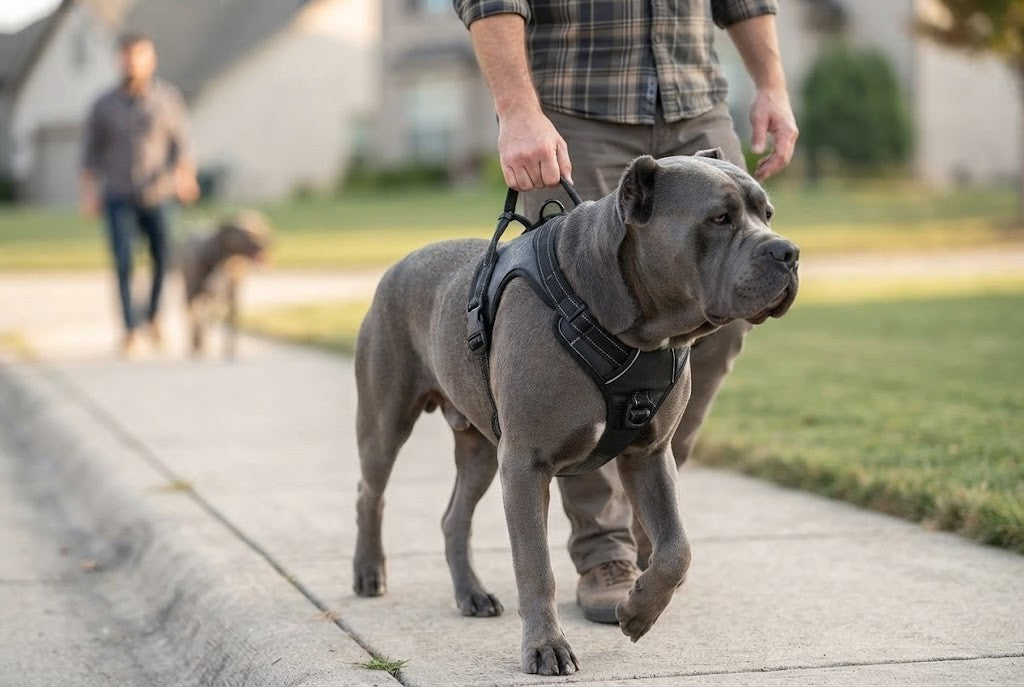 Une prise sûre quand vous croisez un autre chien