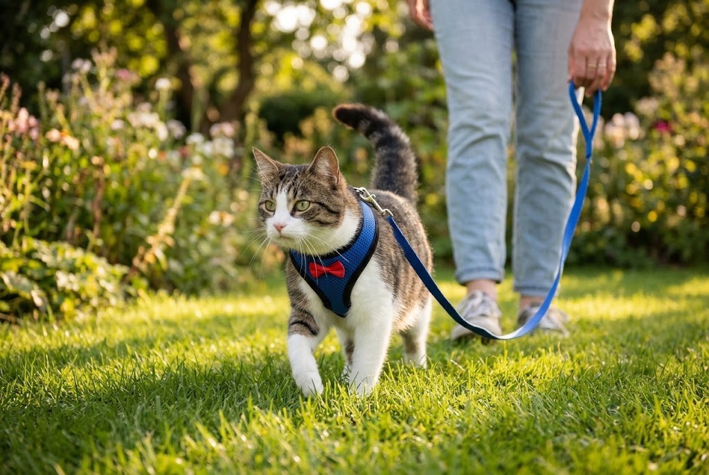 Même les chats les plus craintifs s'y habituent