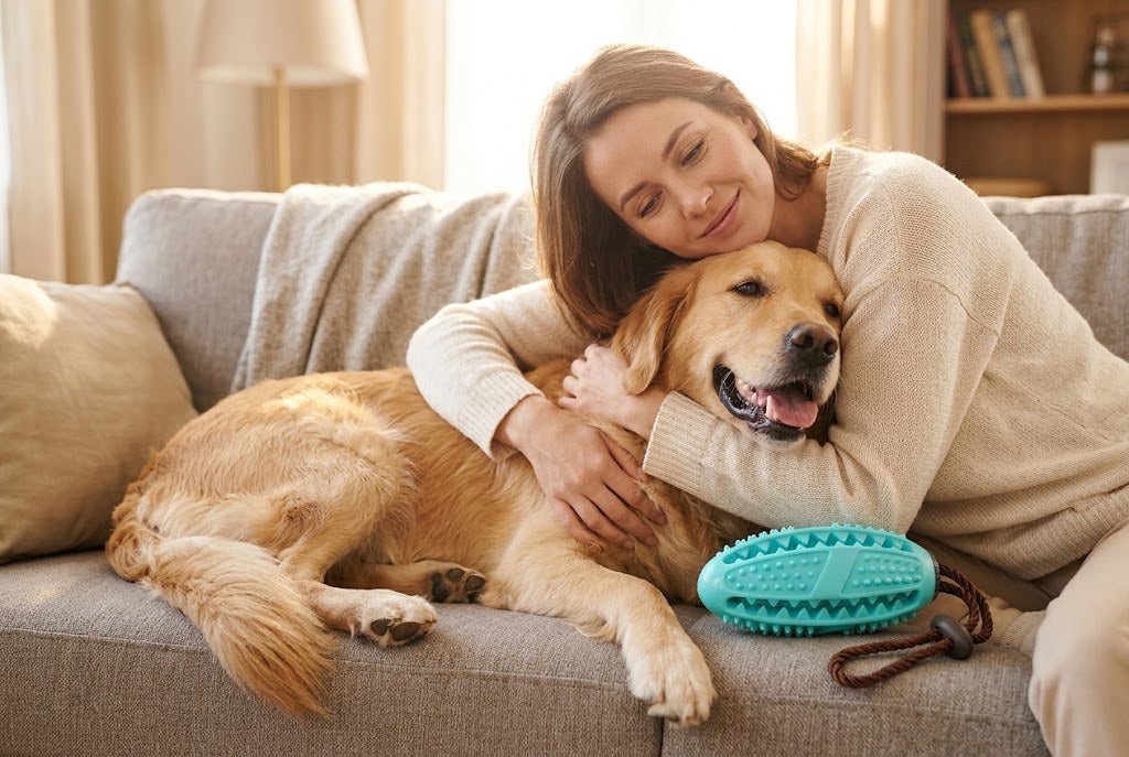 Un chien plus calme, moins destructeur à la maison