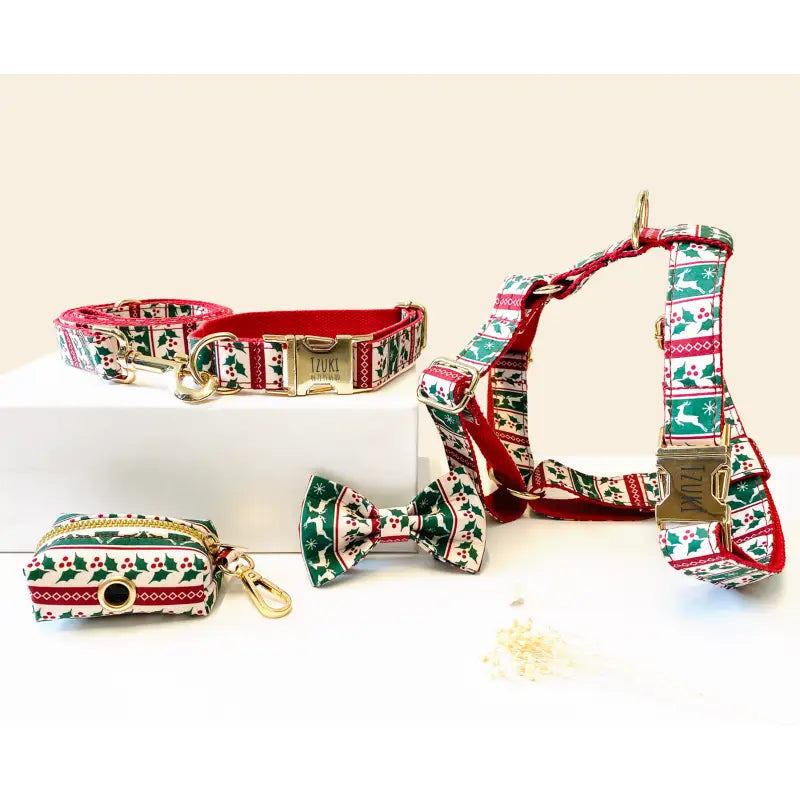 Kit Complet Chien Personnalisé Coton Édition Spécial Noël