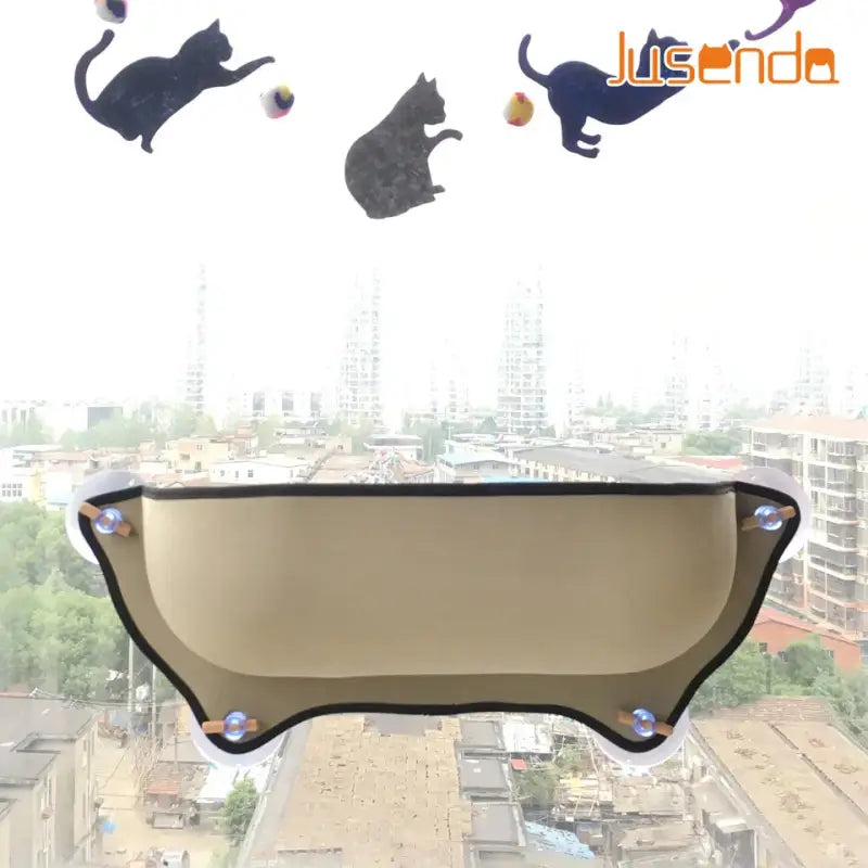 Cat Window Perch Hammock | Suction Cup Window Seat for Cats