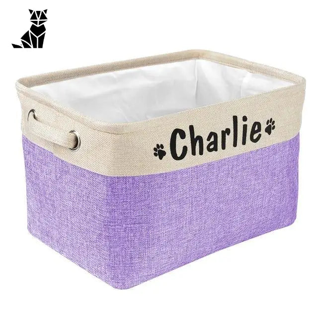 Panier De Rangement Personnalisable Pour Chien / Chat