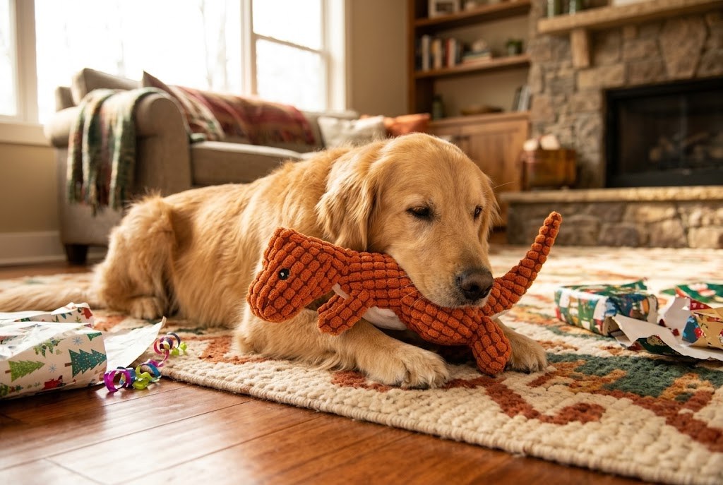 Un chien plus calme, moins destructeur à la maison