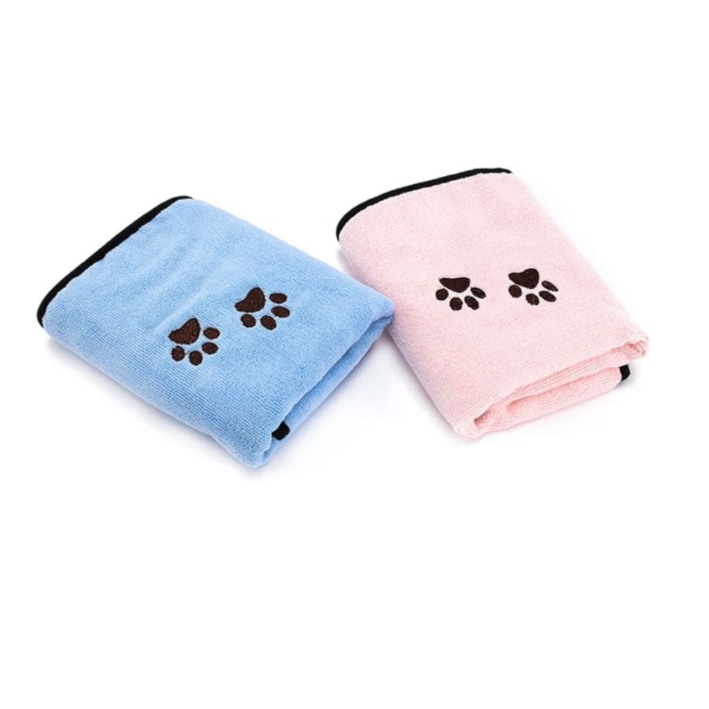 Serviette de bain pour chien