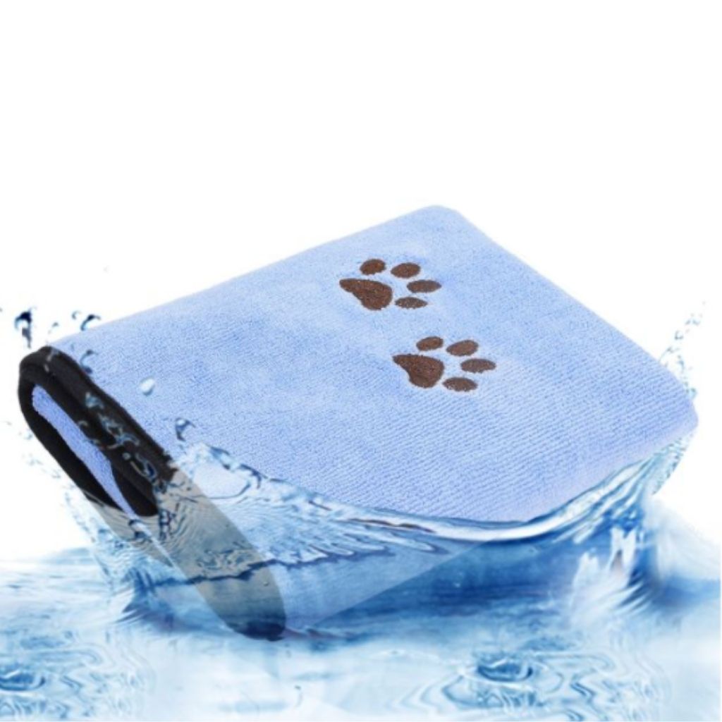 Serviette de bain pour chien