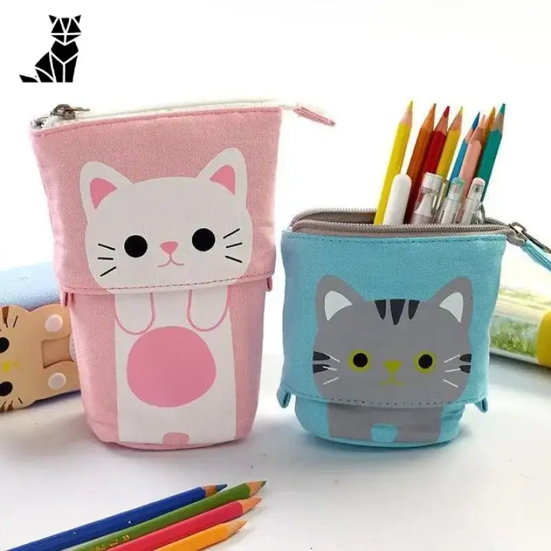 Trousse Chat Kawaii: Ajoutez Une Touche Féline à Votre école!